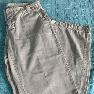 Banana Republic wide leg khaki pants